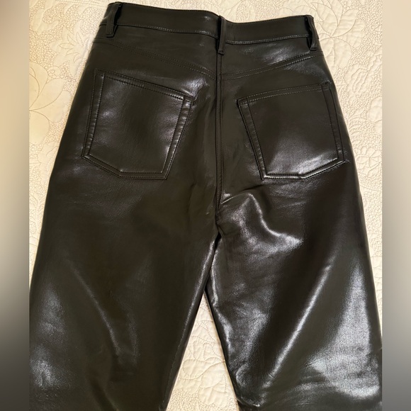 Aritzia Wilfred faux leather Melina pants - Picture 3 of 3